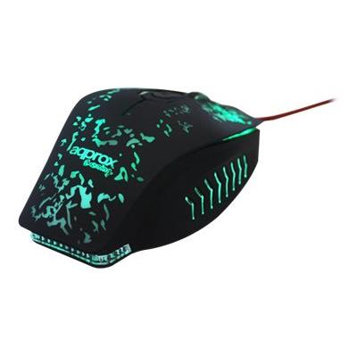 approx gaming APPFORCE - muis - USB - zwart