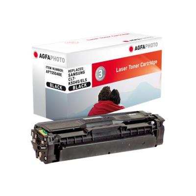 AgfaPhoto - zwart - tonercartridge (alternatief voor: Samsung CLT-K504S/ELS)