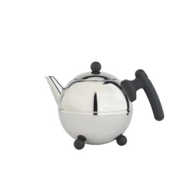 Bredemeijer 1303Z Duet Bella Rond Théière Acier Inoxydable Poignée Noir 0,75 L