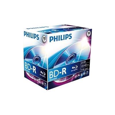 Philips BR2S6J10C - BD-R x 10 - 25 GB - opslagmedia
