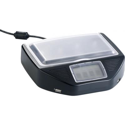Chargeur universel 2 x USB pour piles alcalines batteries