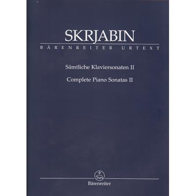 Partitions classique BARENREITER SCRIABINE ALEXANDRE - SÄMTLICHE KLAVIERSONATEN - VOL.II Piano
