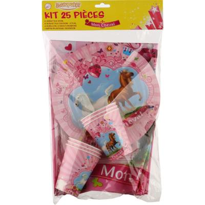 Pack Goûter Cheval (6 enfants) - anniversaire