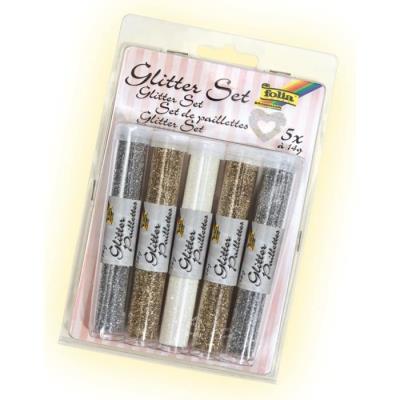 FOLIA Poudre de Paillettes 5 Tubes