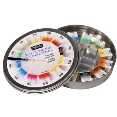 PEBEO 12 Demi Godets Aquarelle Fine