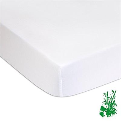 Lot de 2 alèses éponge bambou pour lit bébé 40x90