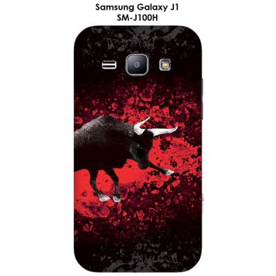 Coque Samsung Galaxy J1 - SM-J100H Taureau de sang