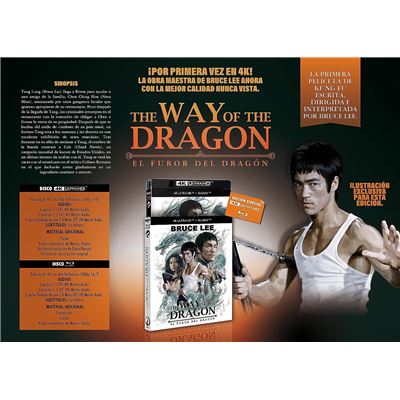 La Fureur du dragon Blu Ray 4K Ultra HD Meng long guojiang Return of the Dragon