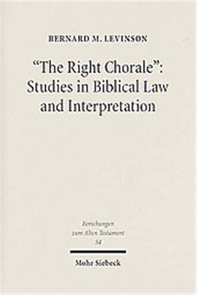 The Right Chorale, Forschungen zum Alten Testament
