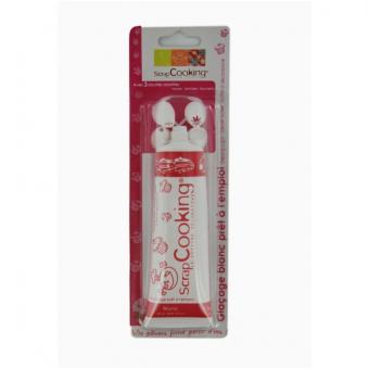 Stylo Glaçage Blanc 100 g + 3 douilles assorties Scrapcooking, acheter  achat vente