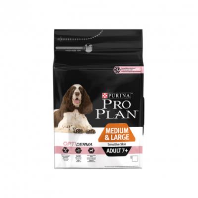 Pro plan - medium & large adult 7+ sensitive skin - 3 kg