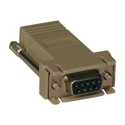 Tripp Lite Modular Serial Crossover Adapter Ethernet to Console Server RJ45-F/DB9-F - seriële adapter
