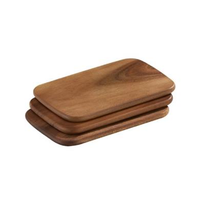 Zassenhaus 55009 planche à petit-déjeuner lot de 3 d'acacia