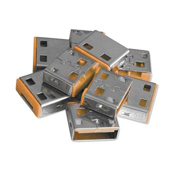 Verrous USB, 10 pièces, Orange - 1