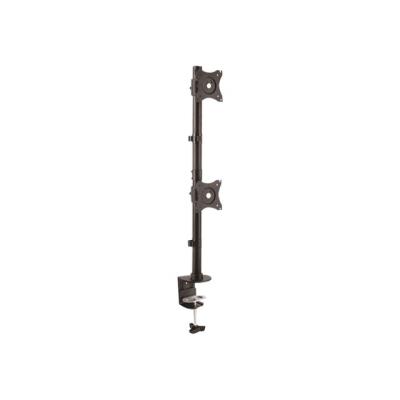 StarTech.com Support de bureau vertical pour deux ecrans a fixation VESA jusqu'a 27 - Support moniteur multi-ecrans - Acier - montage sur bureau