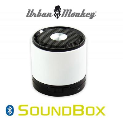 Haut-parleur bluetooth easypix urban monkey (blanc) 53100