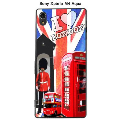 Coque Sony Xpéria M4 Aqua - Londres-4