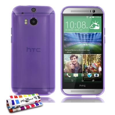 Coque Souple Ultra-Slim Le Glossy Violet pour HTC ONE M8