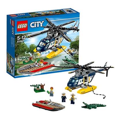 Lego City - 60067 - Jeu De Construction - La Poursuite En Hélicoptère