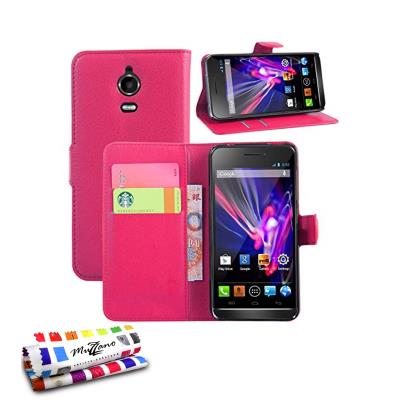 Etui Ã  Rabat Le Folio C Rose pour WIKO WAX