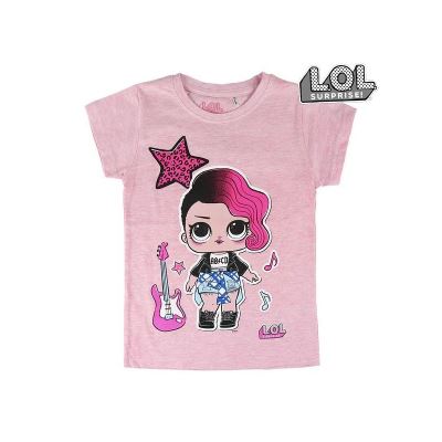 T shirt à manches courtes Enfant LOL Surprise! 74045 Rose (Taille 6 ans)
