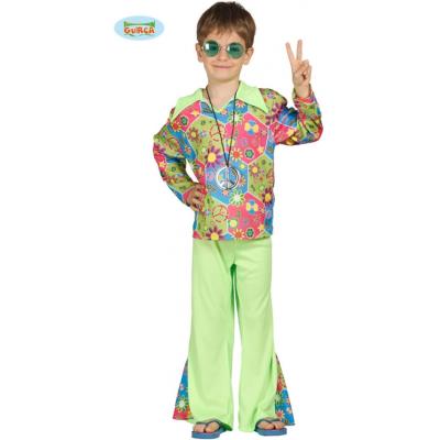 Déguisement Hippie Woodstock - Garçon - Taille 3-4 ans (94 à 108 cm)