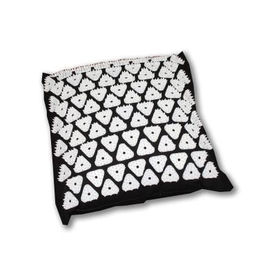 Coussin d'acupression Shanti (34 x 34 x 11 cm. Noir)