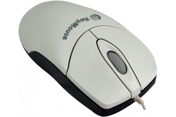 Dacomex Souris optique 2 boutons + 1 molette - Blanche PS/2