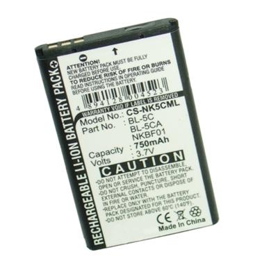 Batterie NK5CML - 750 mAh - type BL-5C