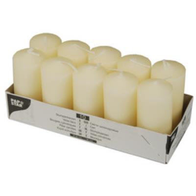 Papstar 17912 10 Bougies de cire 40 mm x 90 mm