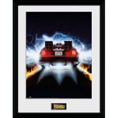 BACK TO THE FUTURE - Collector Print 30X40 - Delorean