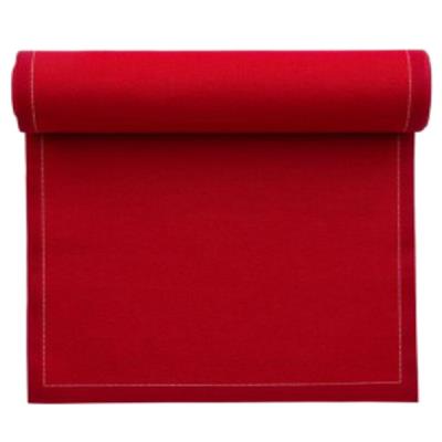 Rouleau MY DRAP de 12 sets de table en coton Rouge