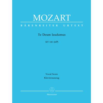 Partitions classique BARENREITER MOZART W.A. - TE DEUM LAUDAMUS KV 141 (66B) - REDUCTION CHANT, PIANO Choeur et ensemble vocal