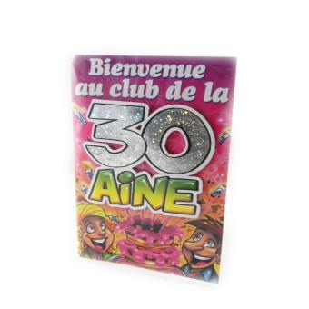 Carte Anniversaire 30 Ans Achat Prix Fnac