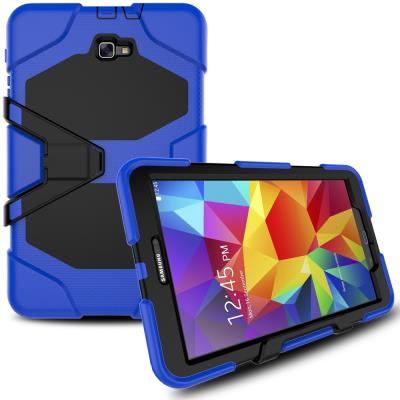 Coque siliconne Military Duty pour Samsung Galaxy TAB A 10.1 (2016) T580 T585 - Bleu