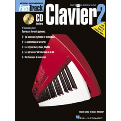 Méthodes et pédagogie HAL LEONARD FAST TRACK CLAVIER VOL.2 + CD Clavier numérique