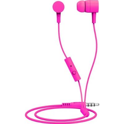 Maxell spectrum earphones with in-line mic - pink