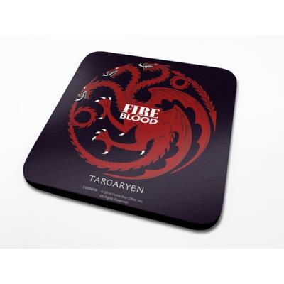 Sous-verre targaryen 10 x 10cm game of thrones