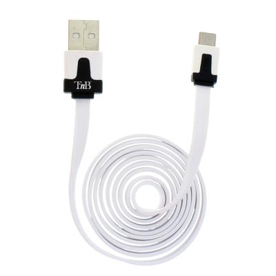 Câble micro usb / usb plat white - TNB