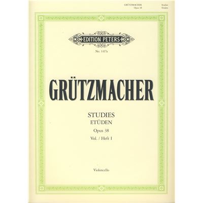 GRUTZMACHER 24 études OP 38 Vol 1