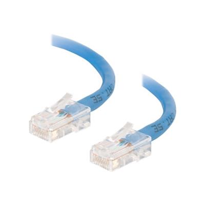 C2G Cat5e Non-Booted Unshielded (UTP) Network Patch Cable - verbindingskabel - 50 cm - blauw