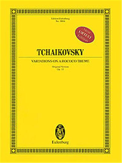 Variations on a Rococo Theme (Original Version), Op. 33