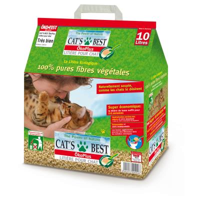 Cat's Best - Litière ÖkoPlus pour Chat - 10L