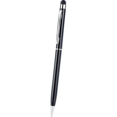 Stylo à bille 2 en 1 / stylet ultra fin pour écrans tactiles