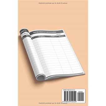 Cahier de Compte Personnel: Maîtrisez vos dépenses et gestion du budget  familial avec ce carnet de compte particulier. (French Edition)