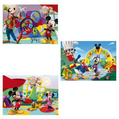 Clementoni - Puzzle 3x48 pièces - Mickey Mouse Club House
