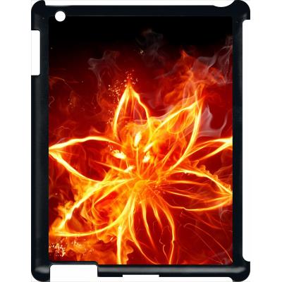 Coque pour apple ipad 3 fleur en feu fire flowers