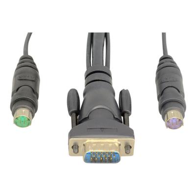 Belkin OmniView Dual Port Cable, PS/2 - toetsenbord / video / muis (TVM) kabel - 7.6 m - B2B