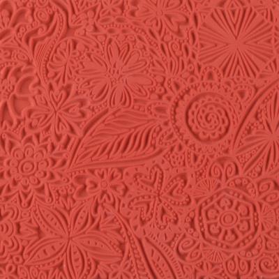 Plaque de texture Cernit - 9 cm - Flowers - Cernit