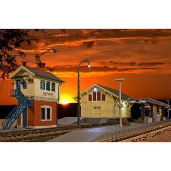 Bâtiment Gare + Dépôt Marchandise Suydam 70 - Échelle HO 1/87 - Occasion (boîte Altérée)